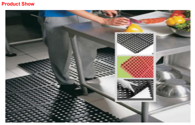 Pièces d'épurateur de plancher Soser pour système de tapis anti-fatigue 100 % NBR 1