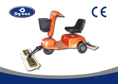 Balayeuse électrique de essuyage adaptée aux besoins du client de plancher d'Expoxy de scooter de chariot de la poussière de couleur