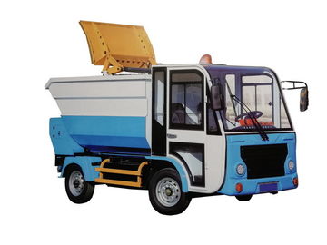 Camion à ordures électrique de voiture à quatre roues/grande capacité de camions de rebut électriques