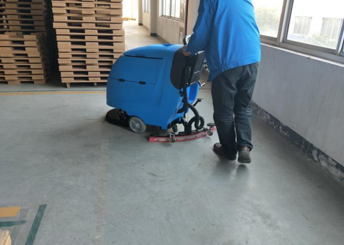 Épurateur bleu de plancher de batterie de couleur/équipement complètement automatique de nettoyage de plancher 0