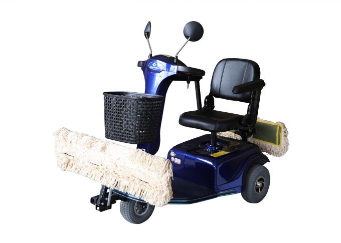 Scooter industriel de chariot de la poussière de nettoyage de plancher avec le contrôle de vitesse de poignée 0